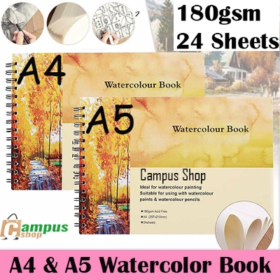 Picture of Water color Book A4 & A5 , Art, Sketch, Drawing Book For Artist
