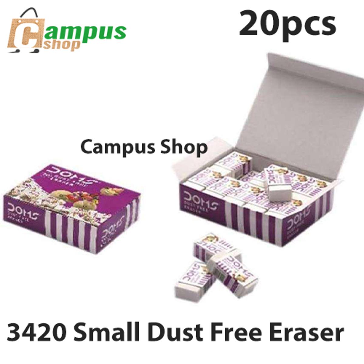 Picture of 3420 Small Dust Free Eraser - 20pcs (Pack of One)