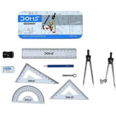 Picture of DOMS Geommy Mathematical Drawing Instrument Geometry Box (Pack of 1 Box)