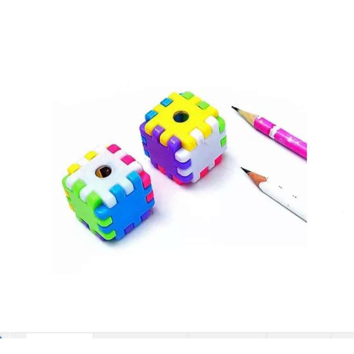 Picture of Cube Shaped Plastic Pencil Sharpener