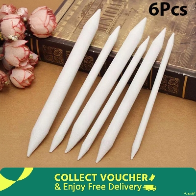 Picture of 6PCs Blending Smudge Tortillon Stump Sketch 6 Sizes Art Drawing Tool Pastel 120mm 125mm 130mm 135mm 140mm 150mm