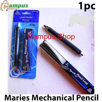 Picture of Maries Mechanical Pencil With Clutch Mechanism For 2B, 4B, 6B, 8B Leads + 6 Lead Refills (4B/5.6Mm)