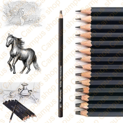 Picture of 14Pieces Sketch Drawing Pencils Set