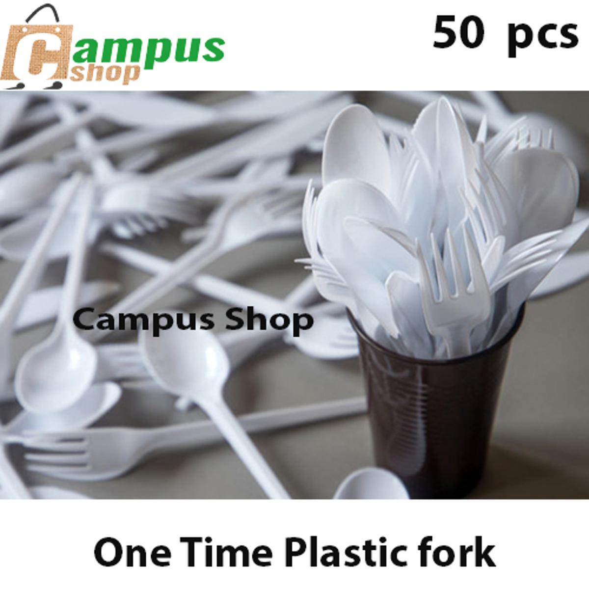 Picture of One Time Plastic fork -50 Pcs