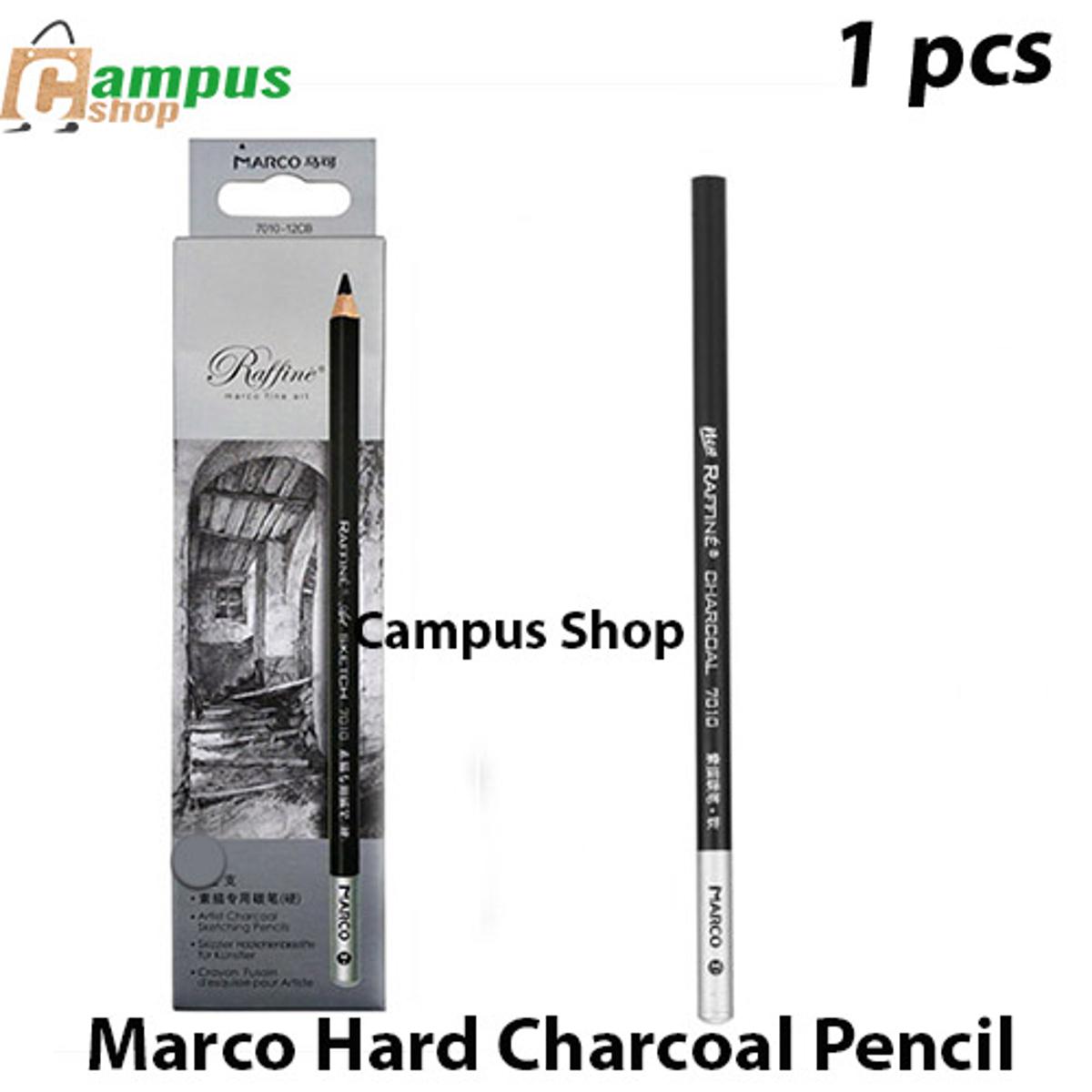Picture of Marco Hard  Charcoal Pencil, Art Charcoal Pencil,1pcs/Lot Charcoal Pencil Set Professional Art Drawing Sketching Pencils - 1 pcs