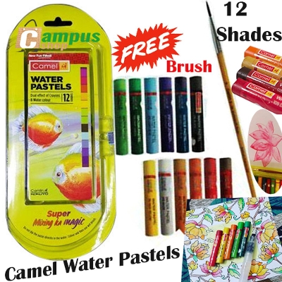 Picture of Camel Water Pastels 12 Color box for Painting