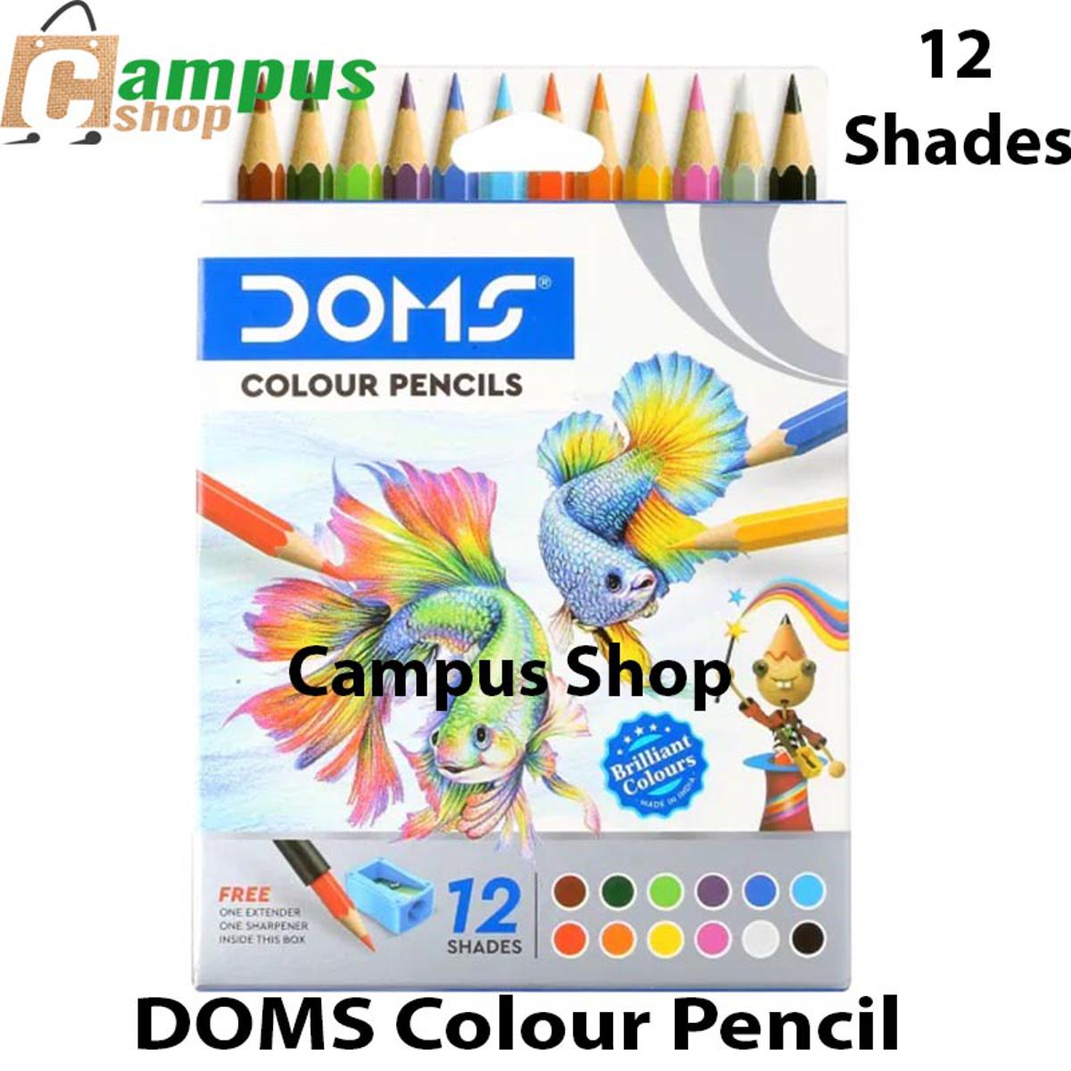 Picture of DOMS Color Pencil 12 Colour Mini Size