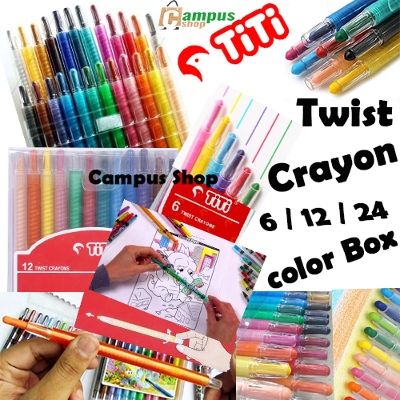 Picture of TiTi Twist Crayon  6 / 12 / 24 Color box for Artists