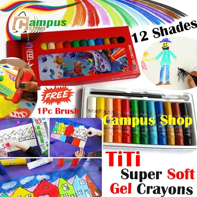 Picture of TiTi super soft gel crayons-12 Shades