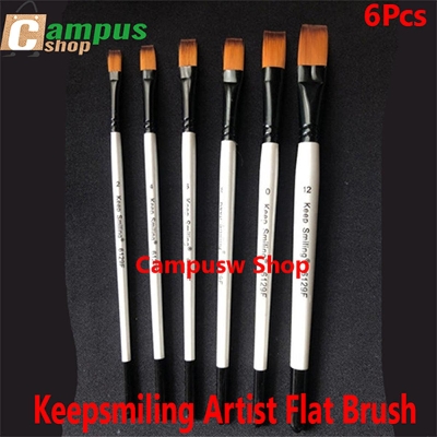 Picture of Keepsmiling Artist Flat Brush 6 Pcs