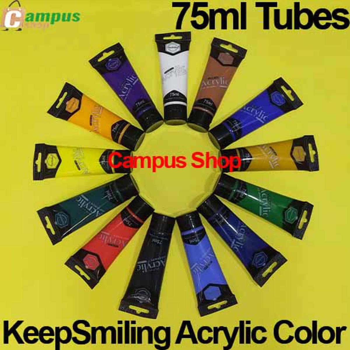 Picture of KeepSmiling Acrylic Color 75ml Per Tube, Keep Smiling - colour
