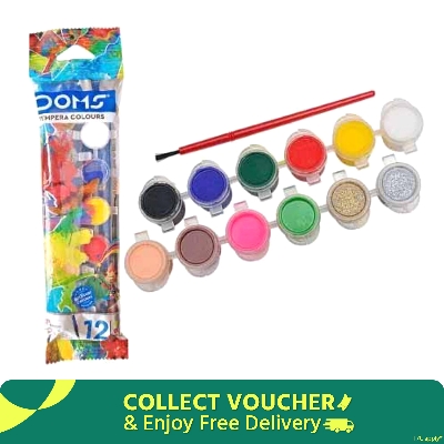 Picture of Doms Tempera Colors12 Color Shades
