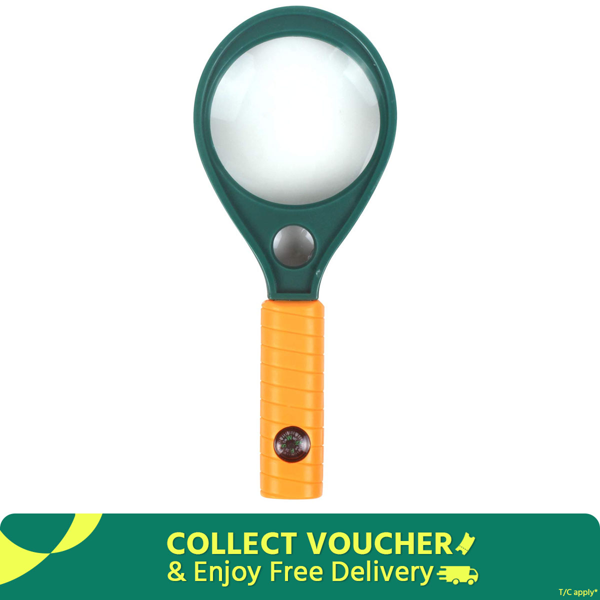 Picture of Magnifying Glass - Yellow and Green 50,65,75,90MM