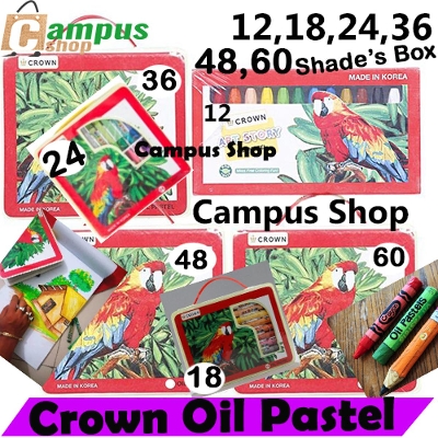 Picture of Crown Oil Pastels color 12 / 18 / 24 / 36 / 48 & 60 Shade's Paints Box