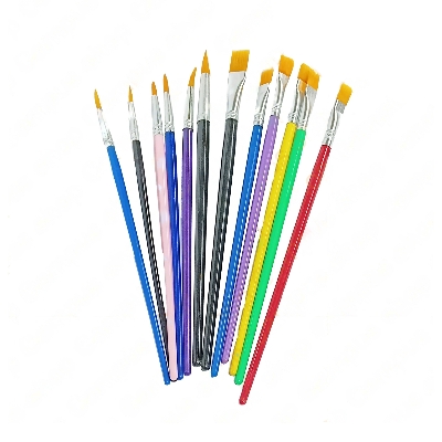 Picture of High Quality - Artists Paint Brush Nylon Hair Water Color - 12 pieces - Easy to Use And Maintain - Refined and Excellent