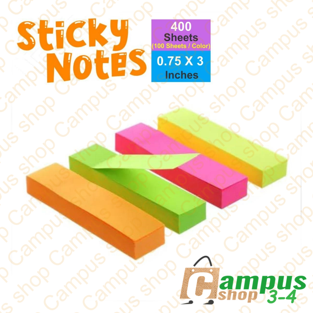Picture of Indulge Durablity - Unique Make - Colourfull Sticky Notes 5 Colors 100 Sheets - Sustainable Option - Exclusive Experience