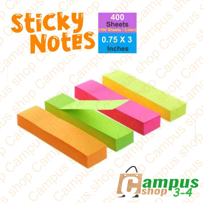 Picture of Indulge Durablity - Unique Make - Colourfull Sticky Notes 5 Colors 100 Sheets - Sustainable Option - Exclusive Experience