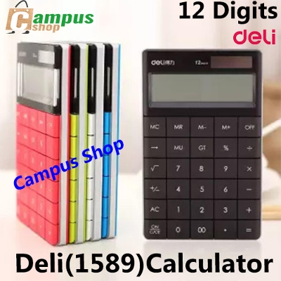 Picture of Deli-(1589) Modern Calculator 12 Digits (Multicolor)