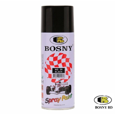 Picture of Bosny Spray Paint Gloss Black  400ml