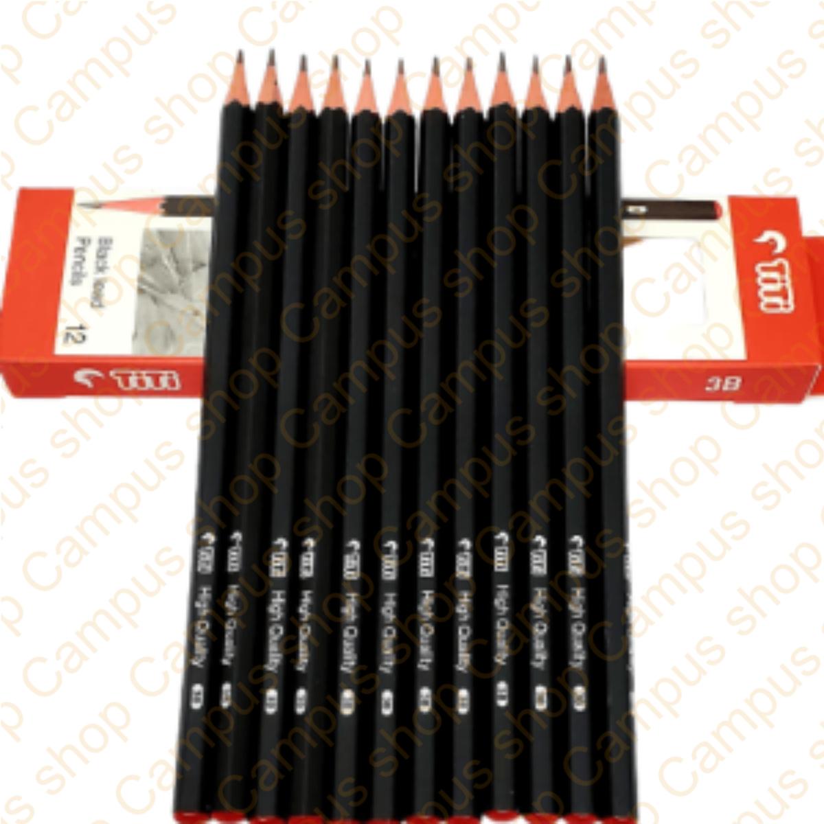 Picture of TiTi Artist Drawing Black Lead Pencils HB,2B,4B,6B,8B,10B,12B 12 Pencils/Box