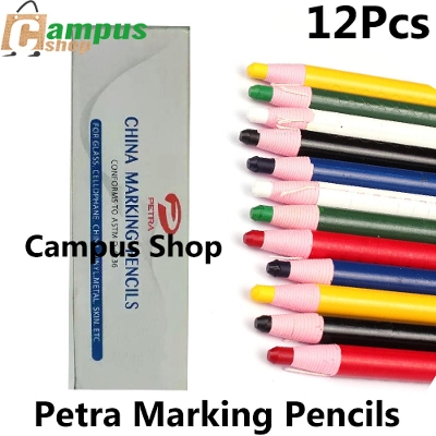 Picture of Petra China Marking Pencils Pack Of 12 Pcs (Multicolor)