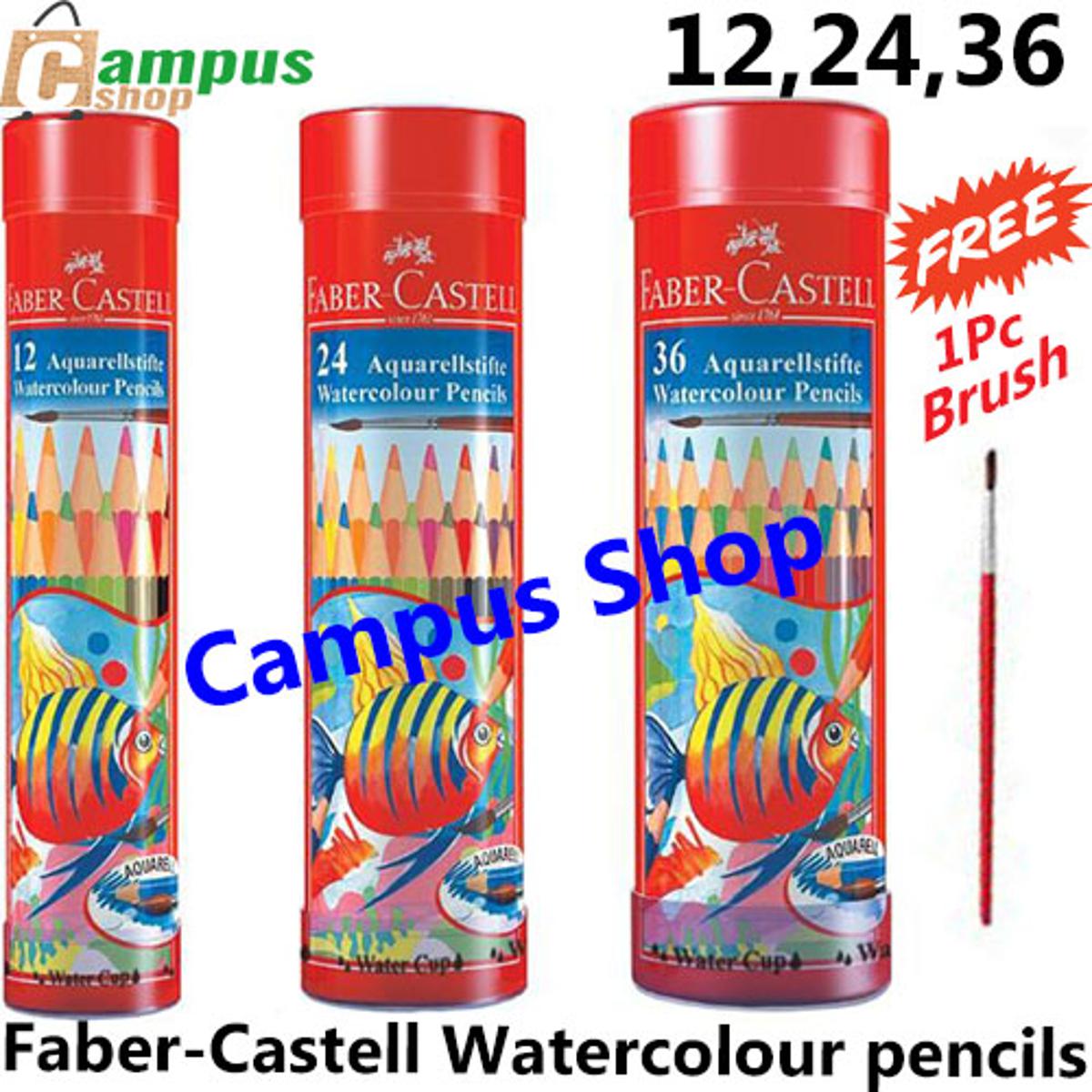 Picture of Watercolour Pencils Set Round Tin Box  12/24/36 Pcs