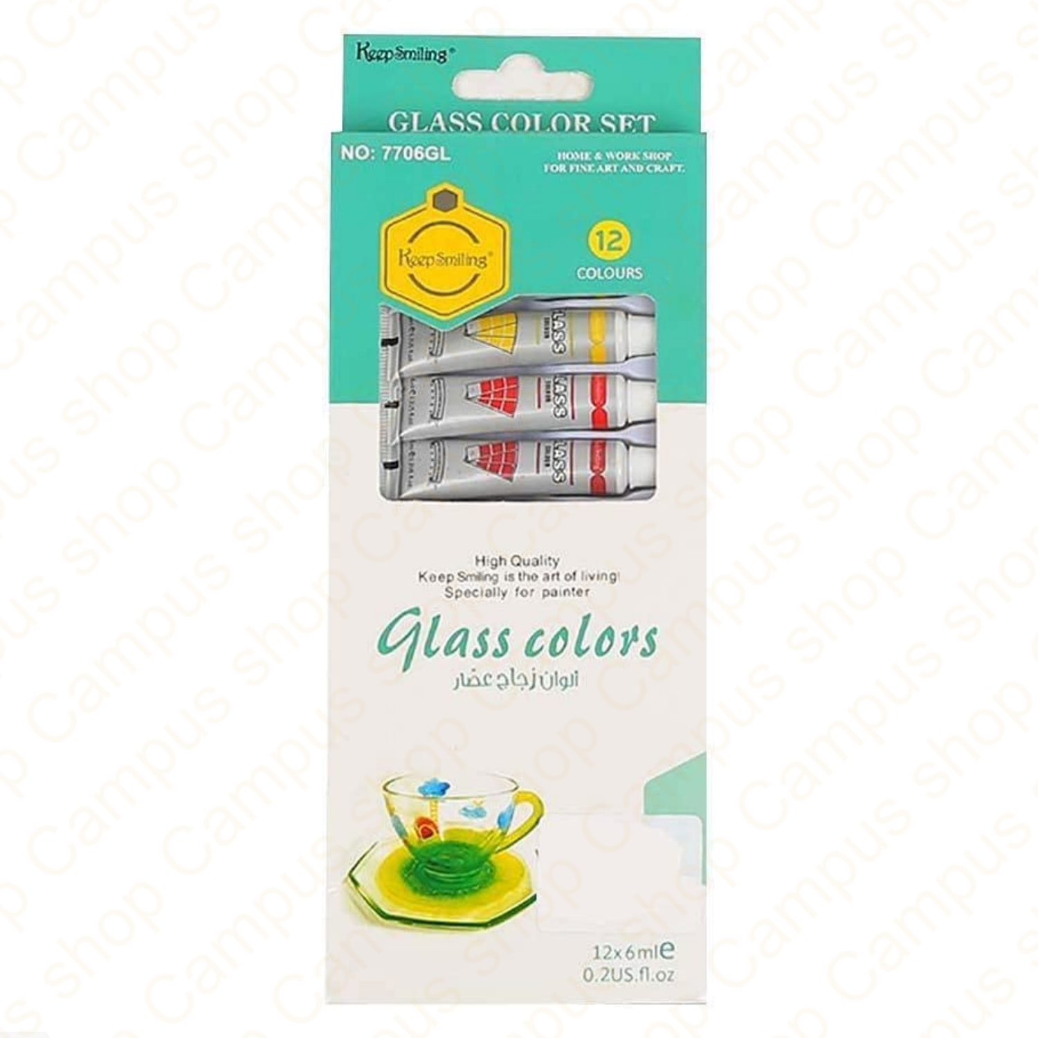 Picture of Keepsmiling Glass Colour 12ml Tubes12 Shades