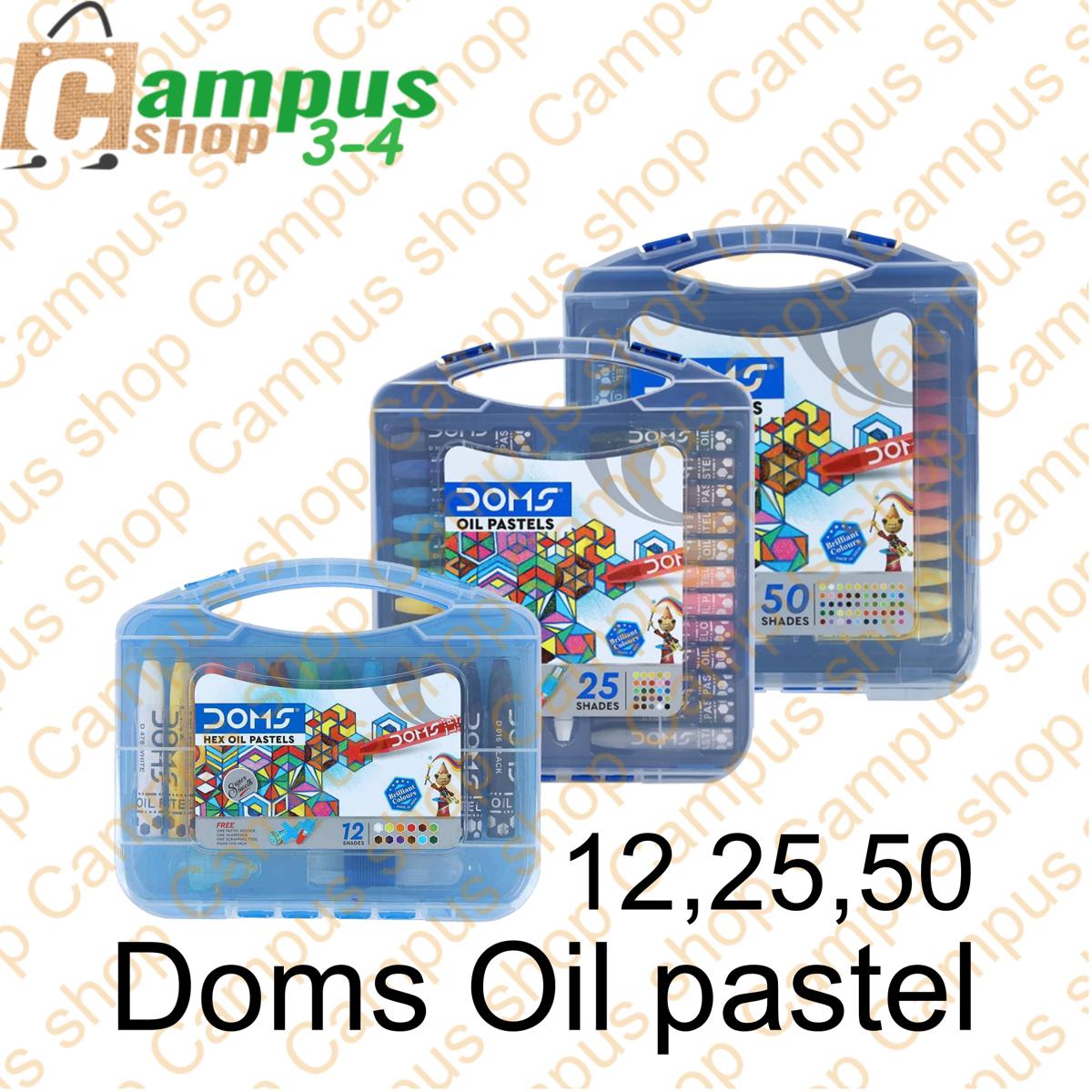 Picture of Doms Oil Pastels 12,  25 & 50 Color Box For Artists