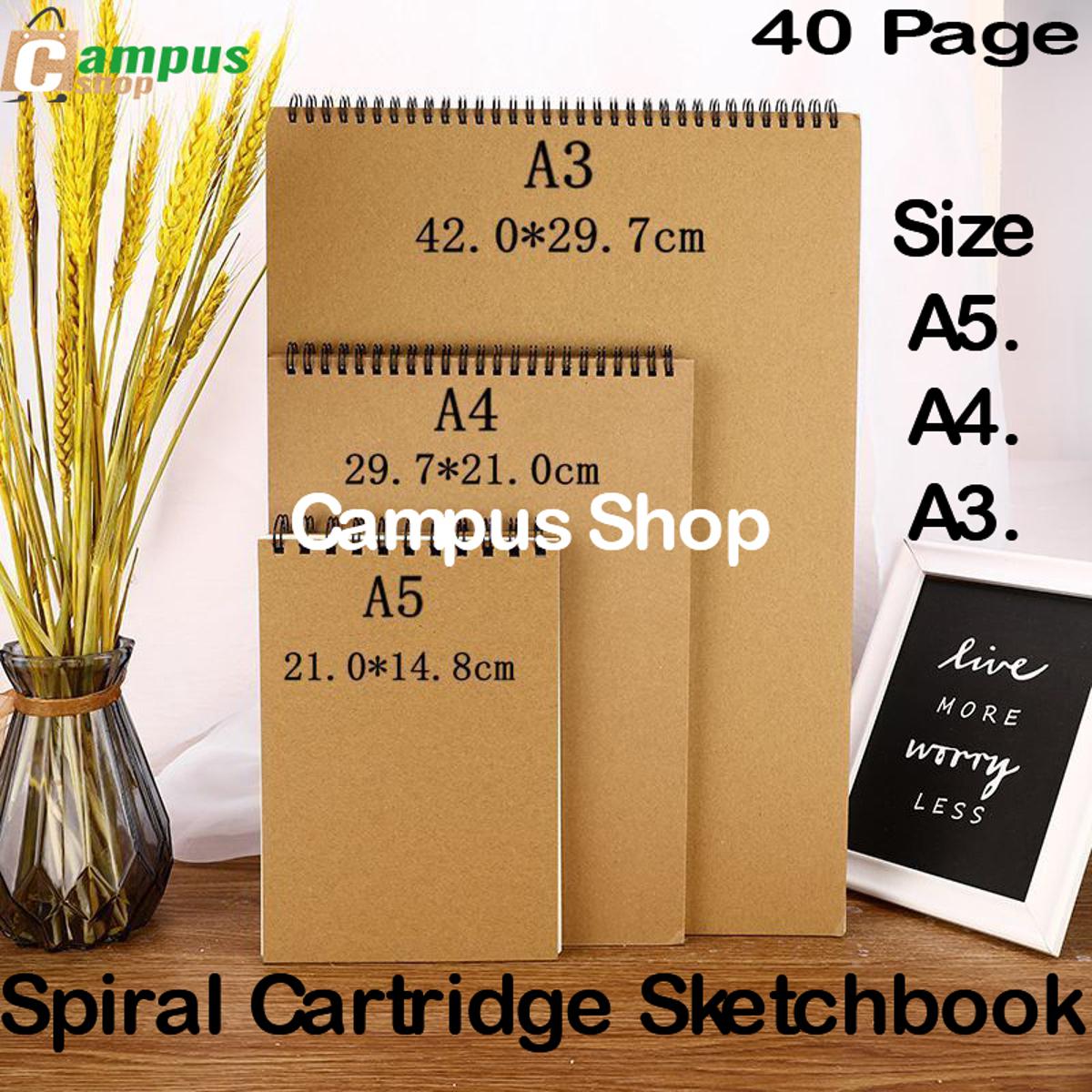 Picture of Sketch Pad  A3, A4, A5 Spiral Sketch The professional art line pencil drawing - notebook
