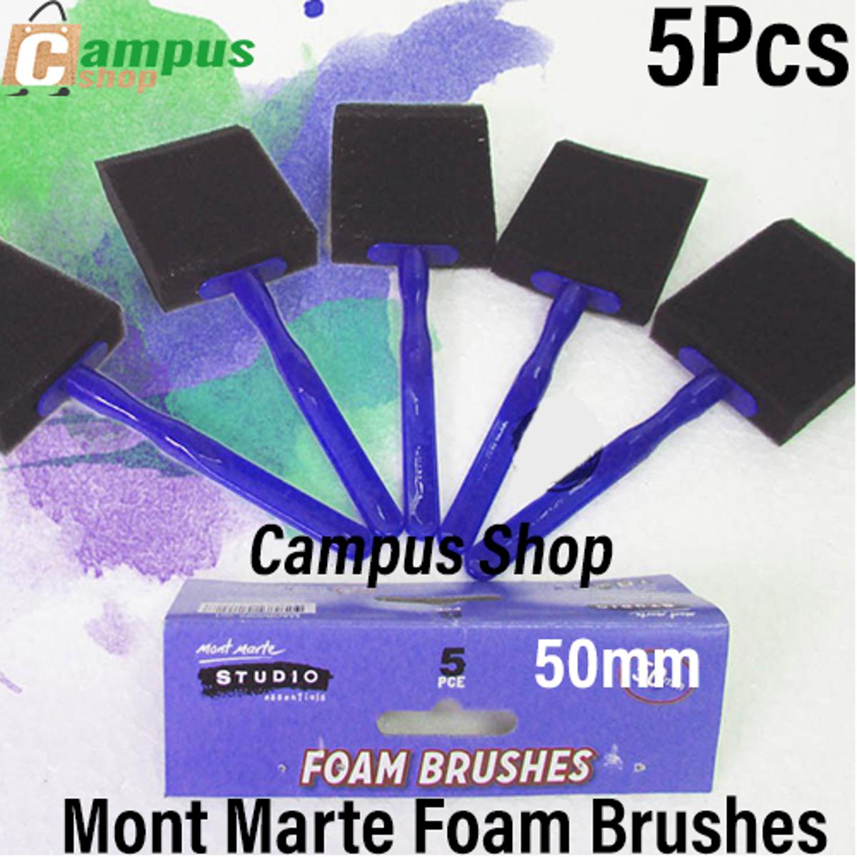 Picture of Mont Marte Foam Brushes 50mm 5Pcs