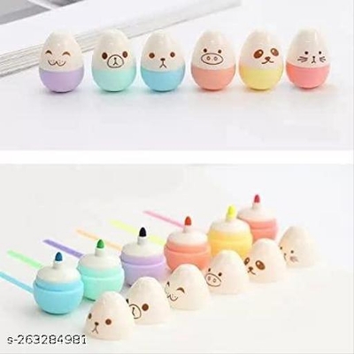Picture of Mini Pine Cone Egg Highlighter Kawaii 6pcs
