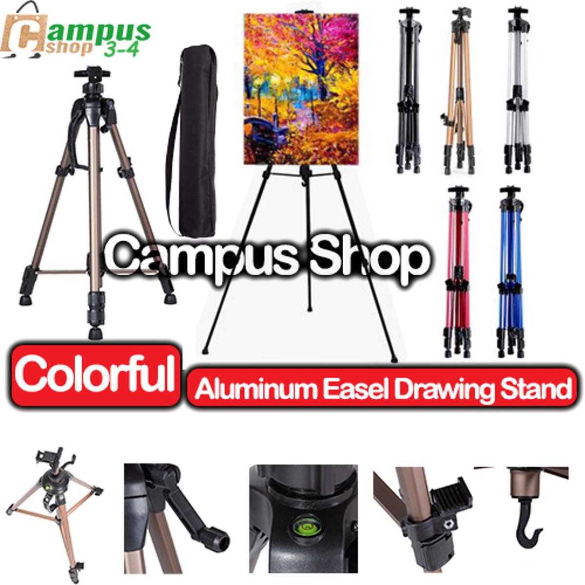 Picture of Colorful Board or Canvas Stand  Easel ,Metal Easel for Drawing Stand Hand 5 feet + height Telescopic Sketch Drawing Frame Easel