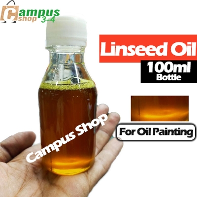 Picture of Artist Linseed Oil For Oil Painting (100ml Bottle)