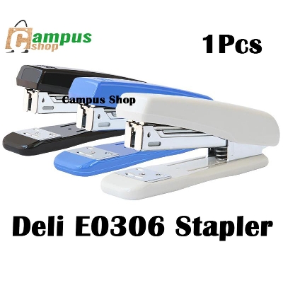 Picture of Deli E0306 Stapler - Blue/Black/White