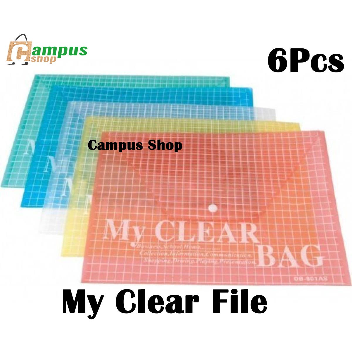 Picture of My Clear File - 6 Pcs