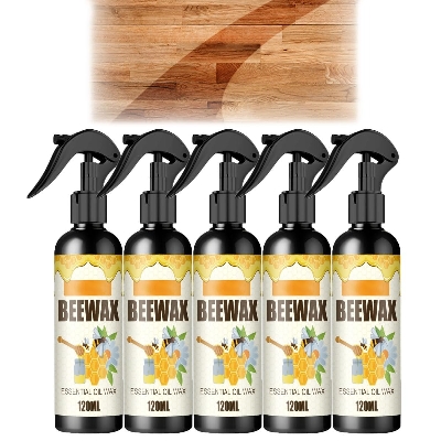Picture of Natural Micro-Molecularized Beeswax Spray, Beeswax Furniture Polish, Bees Wax Furniture Polish and Cleaner, Beeswax Spray Furniture Polish, Wood Seasoning Beewax for Furniture Floor, 350ml