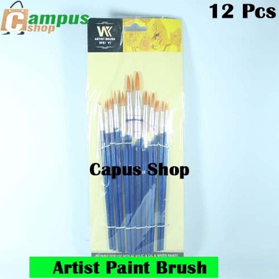 Picture of Artist-Brush-Painting-Accessory-Tuli-for-Kids-Children-Blue-12-Pcs