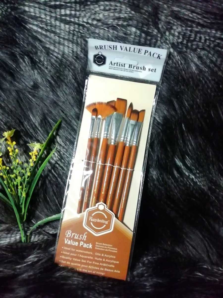Picture of Keep Smiling Artist Brush Set 7pcs A0605M Mixed Set