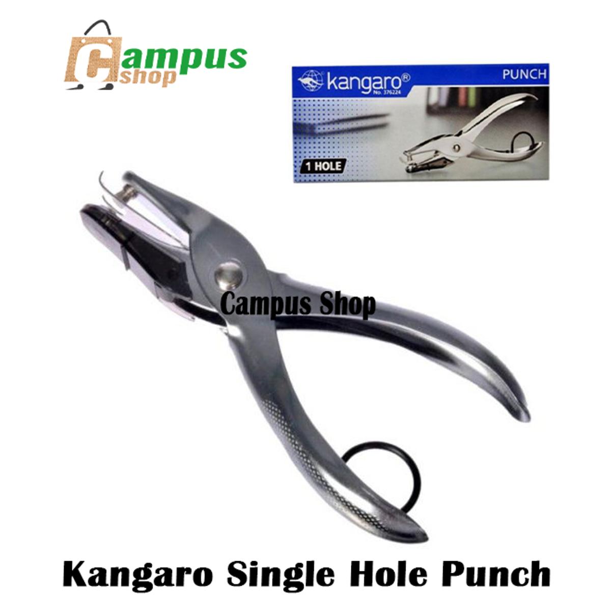 Picture of Kangaro Single Hole Punch Machine - Black
