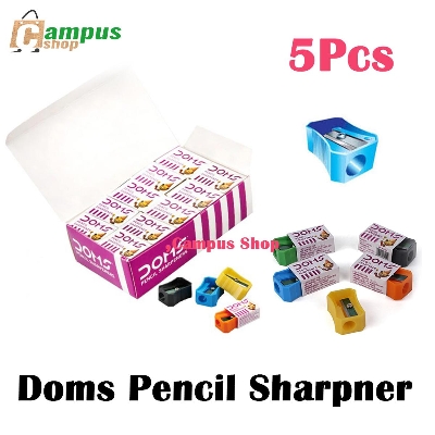 Picture of Doms Pencil Sharpner - 5pc (Multicolor)