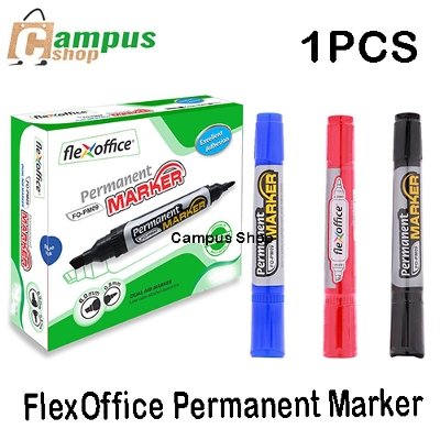 Picture of FlexOffice Permanent Marker FO-PM09 -Black,,Blue, Red (1pcs) .