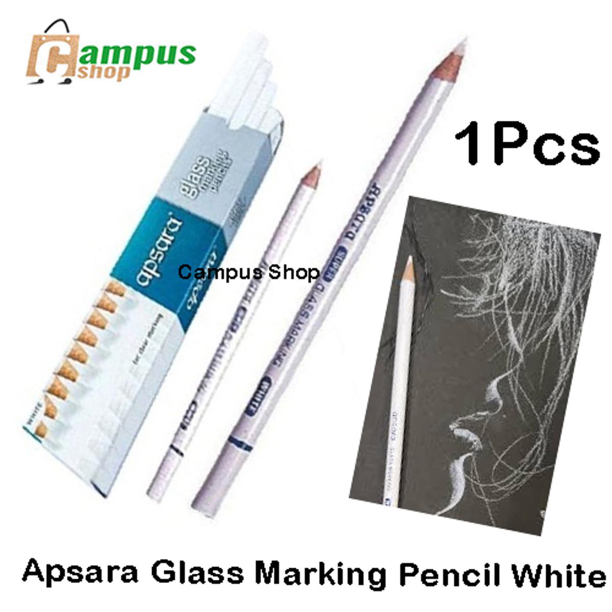 Picture of apsara glass marking pencil white , 1Pcs .