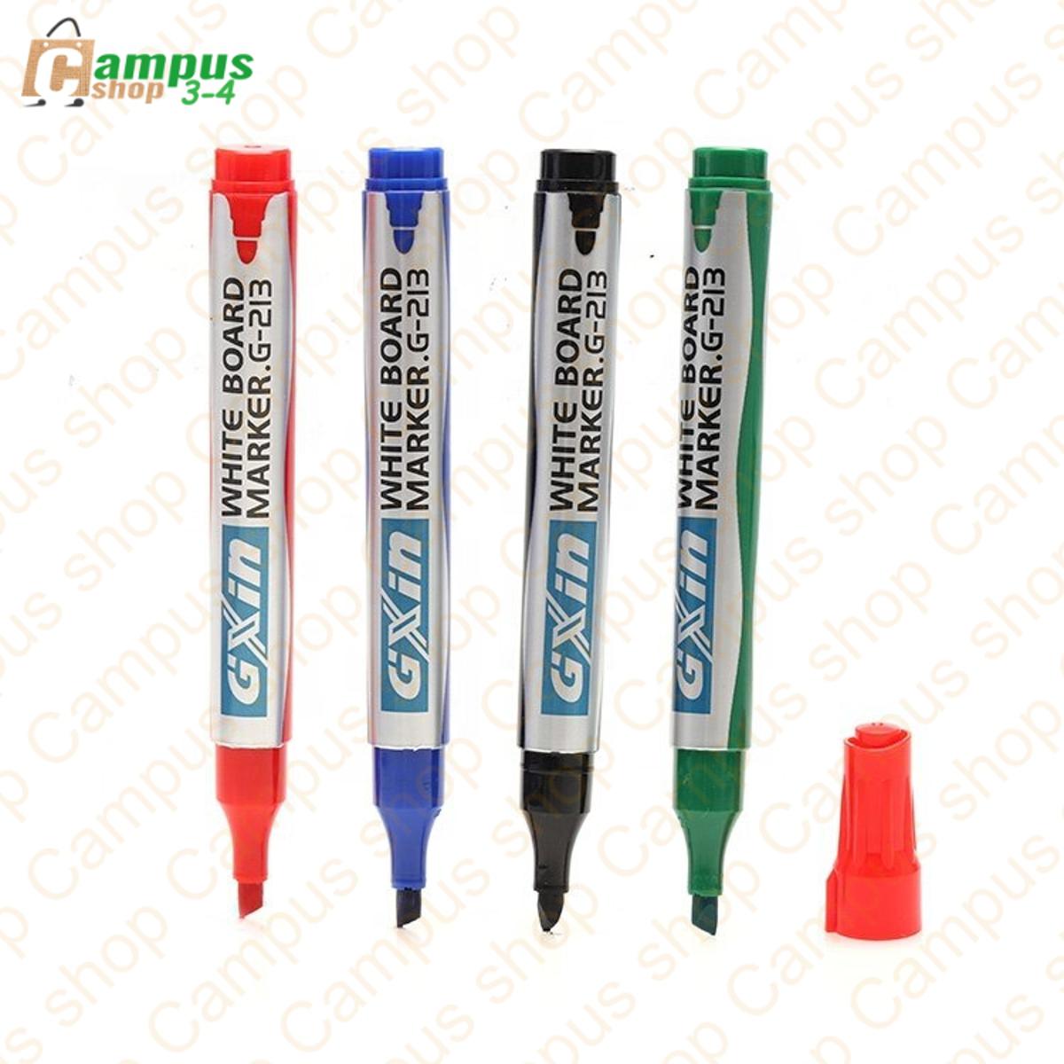 Picture of White Board Refillable Marker 12 pcs (6 Black, 2 Red, 2 Blue, 2 Green)