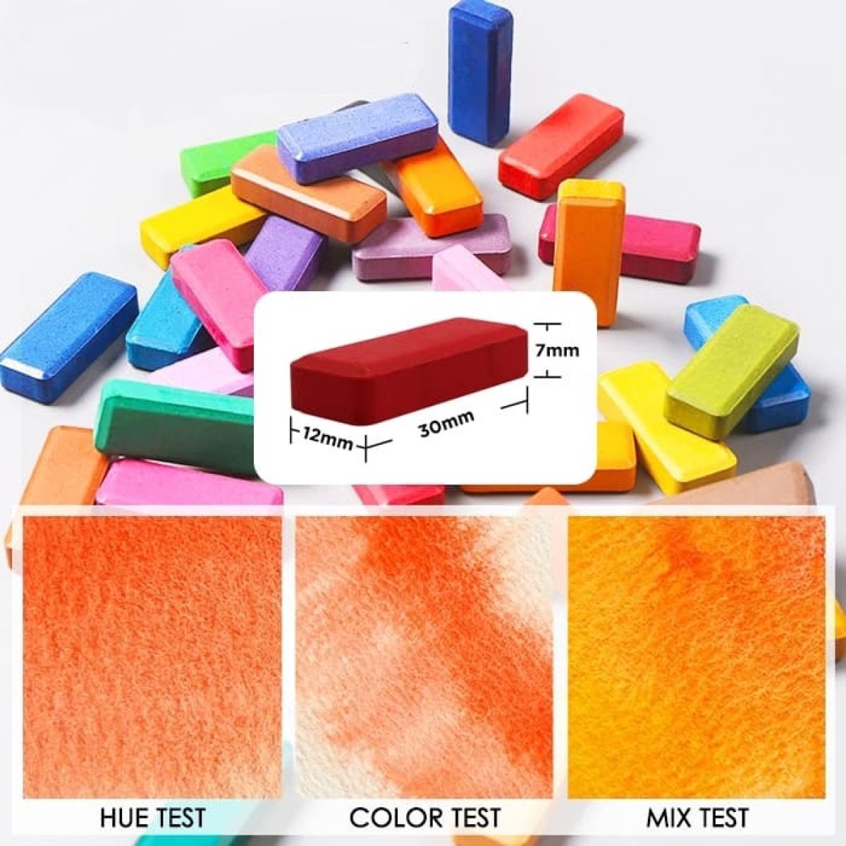 Picture of Keep Smiling Watercolors Cake Paint 24 Color Box For Professional Artists