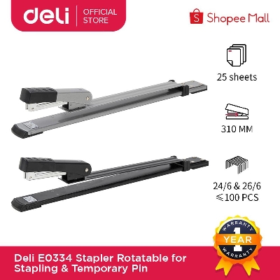 Picture of Deli Long Range Stapler 25 Sheets Capacity 0334