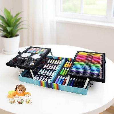 Picture of Kids 145 pcs art set for colouring and drawing