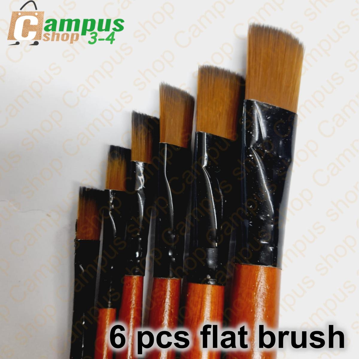 Picture of Artist flat brush for drawing 6 pcs set