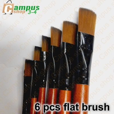 Picture of Artist flat brush for drawing 6 pcs set