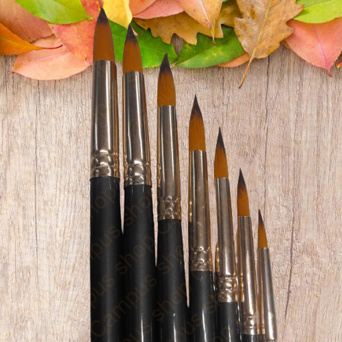 Picture of keep smiling brush set (acrylic and oil paints) 7pcs
