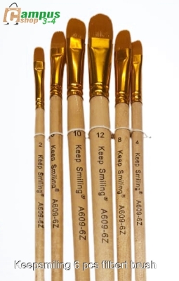 Picture of KEEP SMILING A609-6Z ARTIST FILBERT BRUSH
